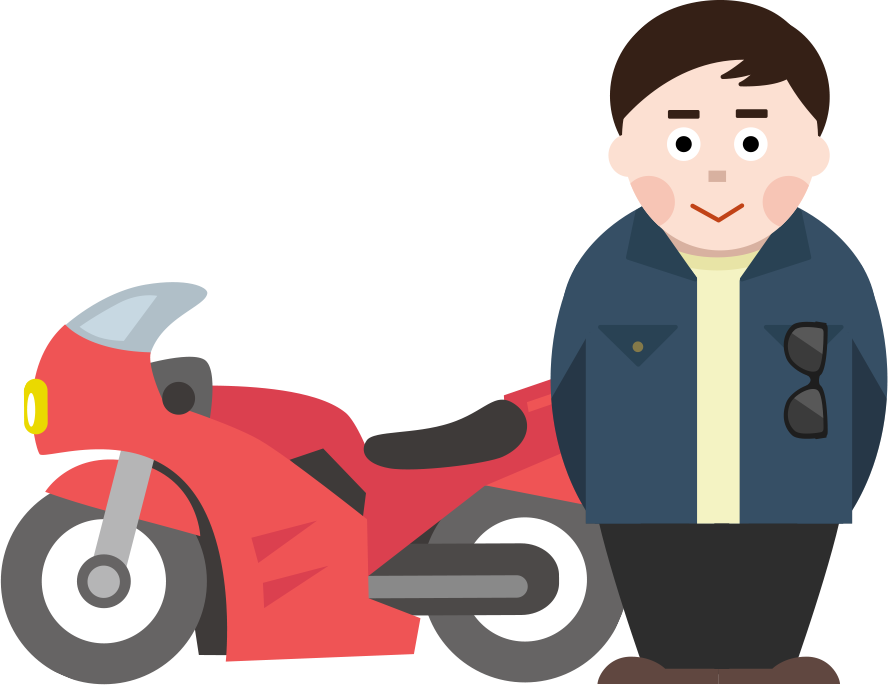 バイク自賠責保険　イメージ