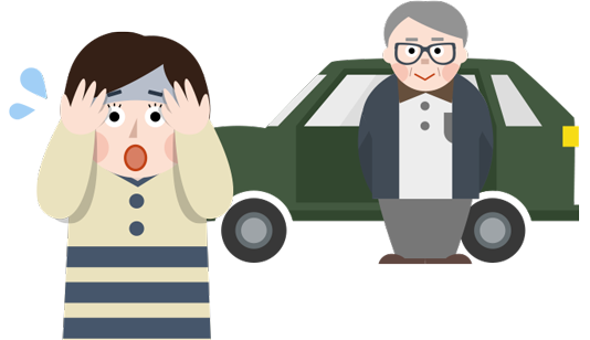 親の車を借りるとき イメージ